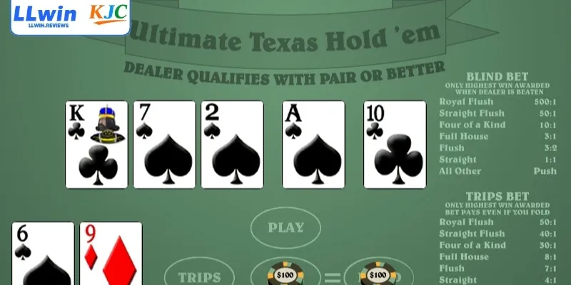 Chiến thuật chơi Ultimate Texas hiệu quả cho hội viên